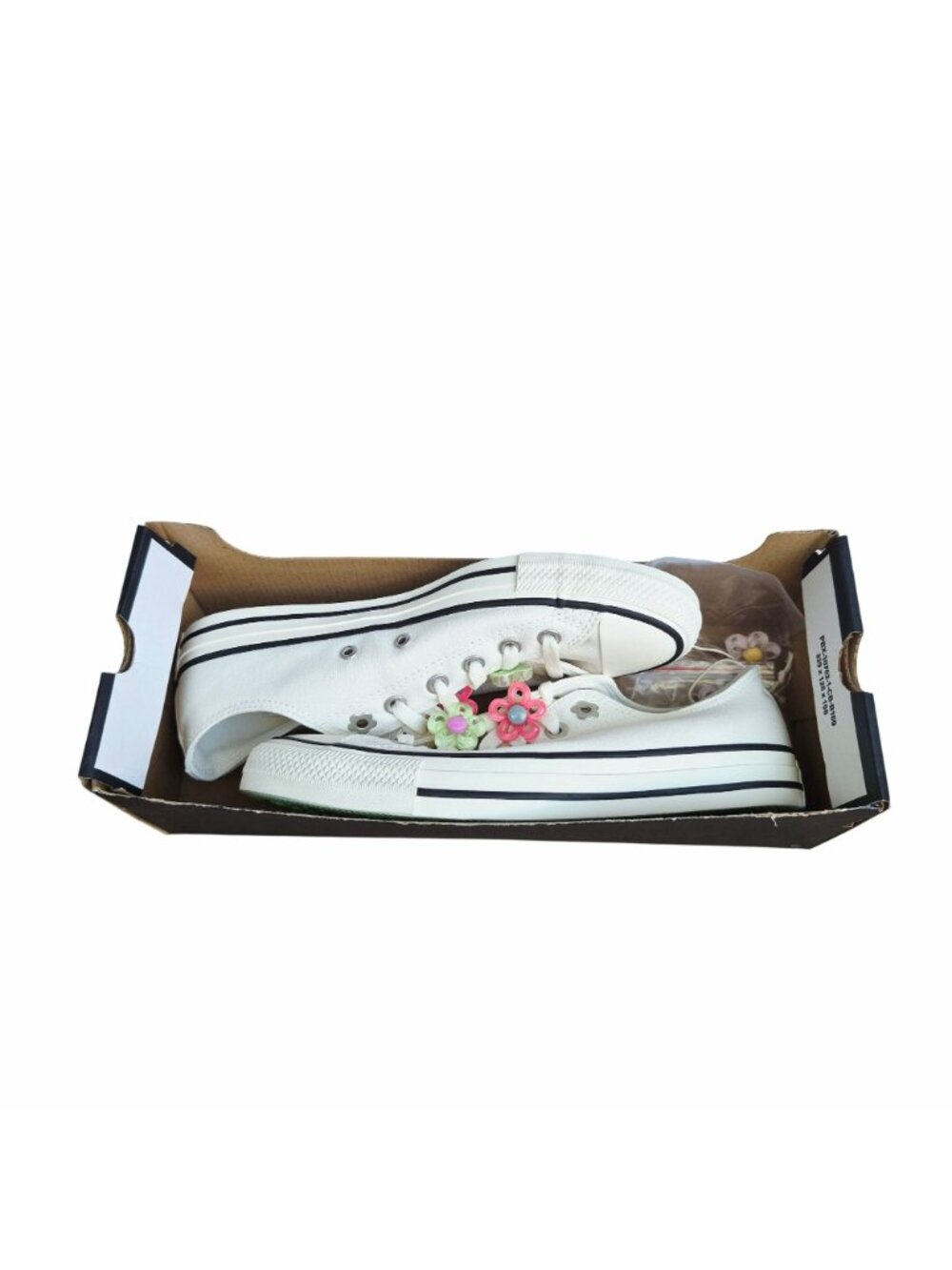 ⭐Converse Chuck Taylor Floral Accents Size 6.5 Men's shoes Sneaker White A19915C - Picture 7 of 9